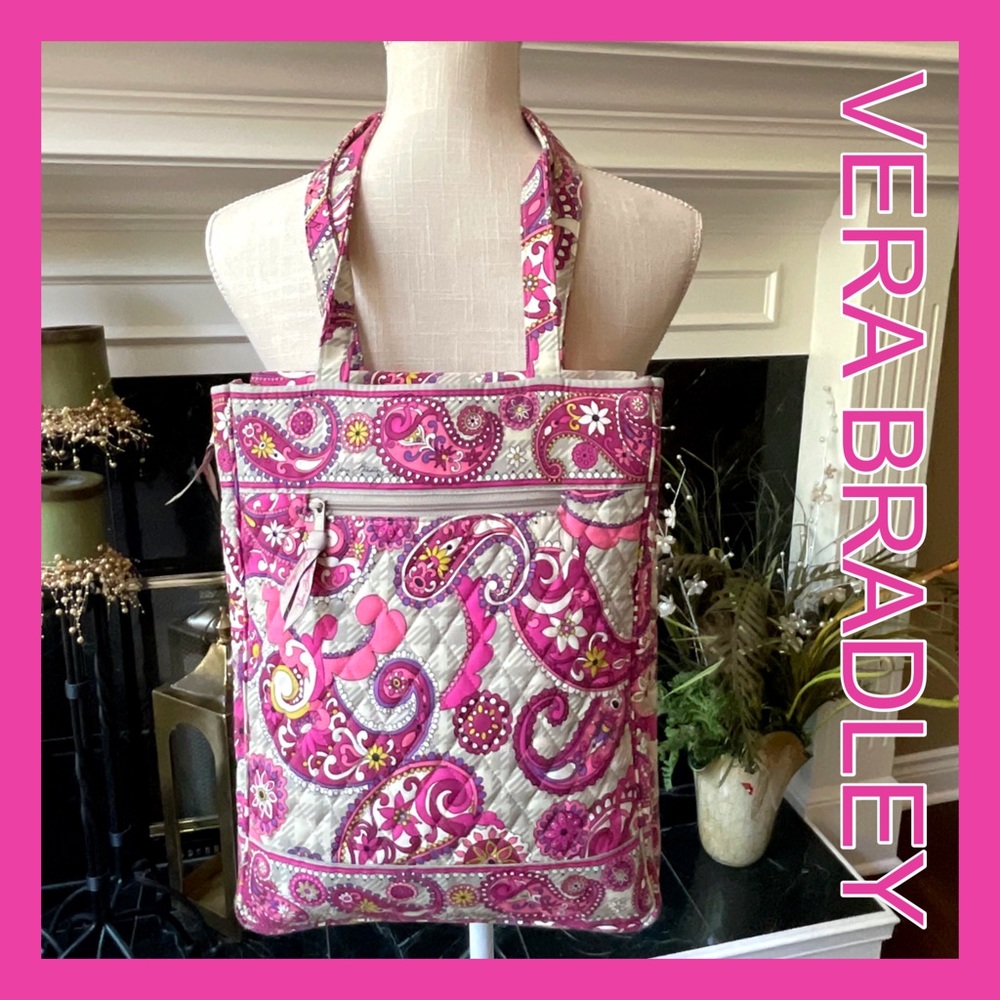 VERA BRADLEY RETIRED PINK PAISLEY LAPTOP CASE